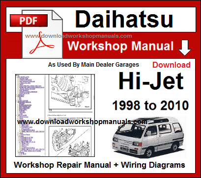 Daihatsu Hijet Workshop Repair Manual